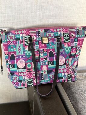 Disney Dooney and Bourke Its a Small World Tote